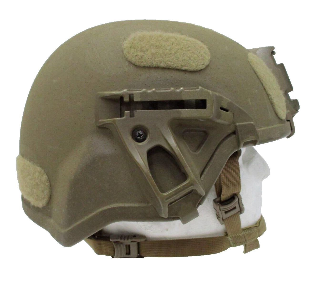 3M IHPS MILITARY TACTICAL HELMET w. RAILS LARGE COYOTE BROWN NVG MOUNT MODULAR