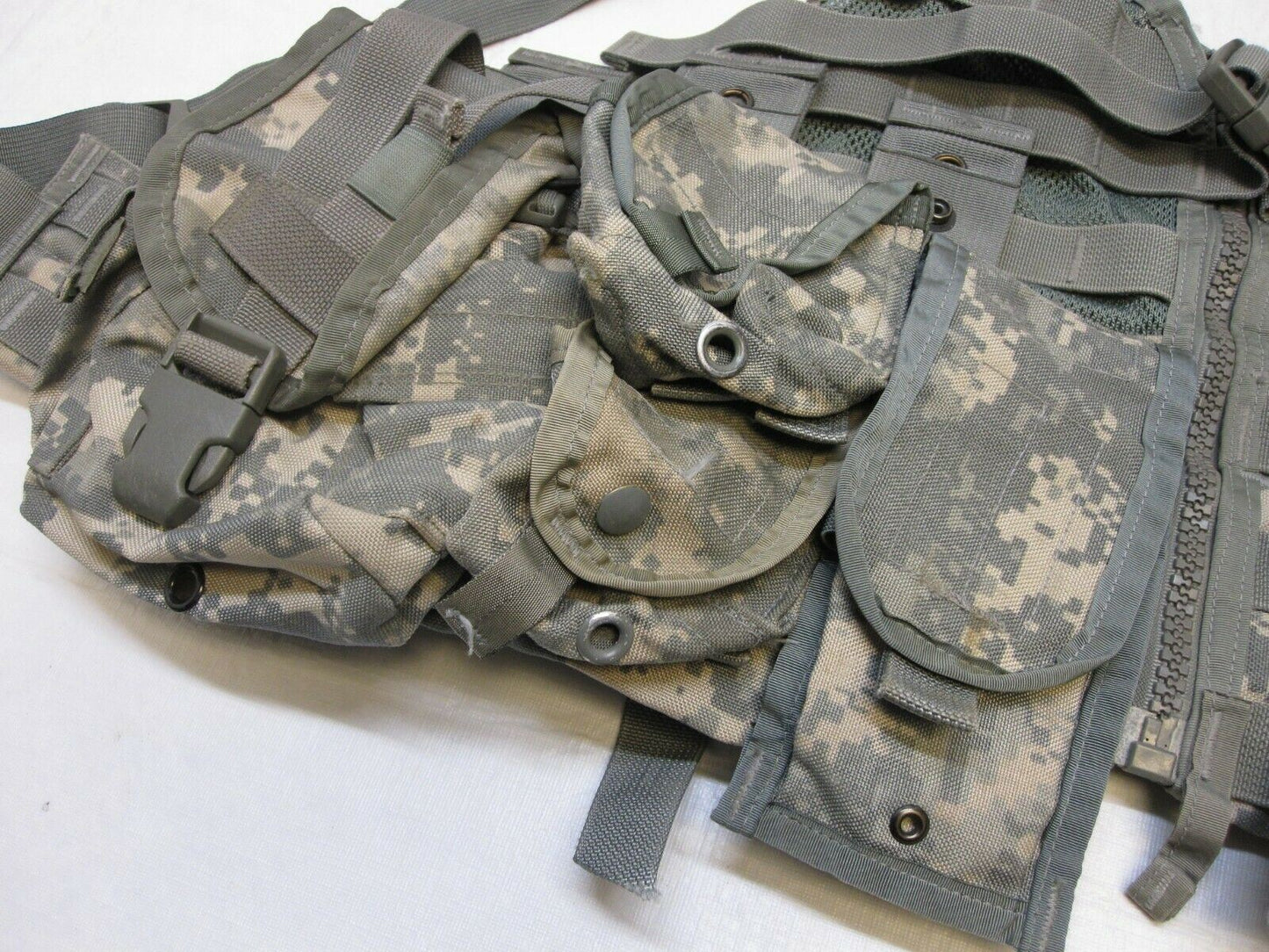 ARMY ACU DIGITAL FLC VEST RIFLEMAN SET FIGHTING LOAD CARRIER LBE LCE W/ POUCHES