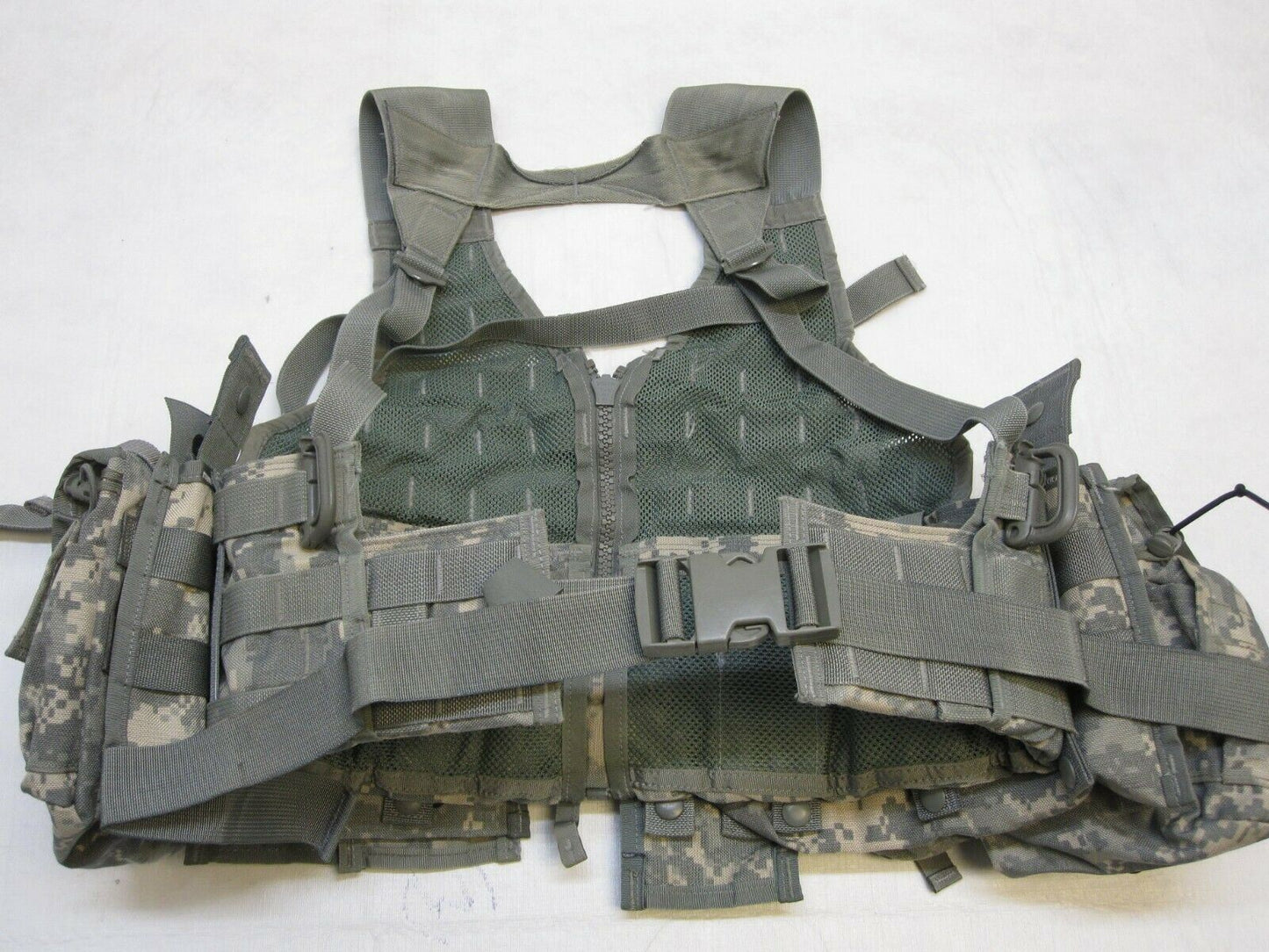 ARMY ACU DIGITAL FLC VEST RIFLEMAN SET FIGHTING LOAD CARRIER LBE LCE W/ POUCHES