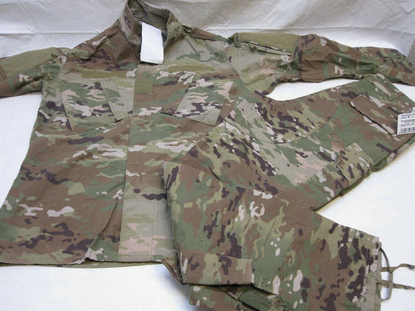 ARMY AIR FORCE OCP UNIFORM SET FLAME RESISTANT MEDIUM/LONG ACUs OCPs COAT+PANTS