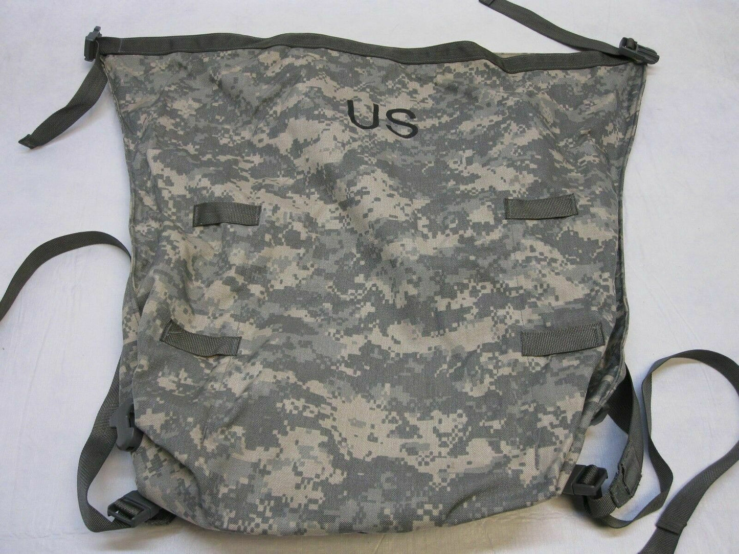 ARMY ACU DIGITAL JSLIST BACKPACK NBC STUFF SACK DUFFLE BAG WATERPROOF (EMPTY)