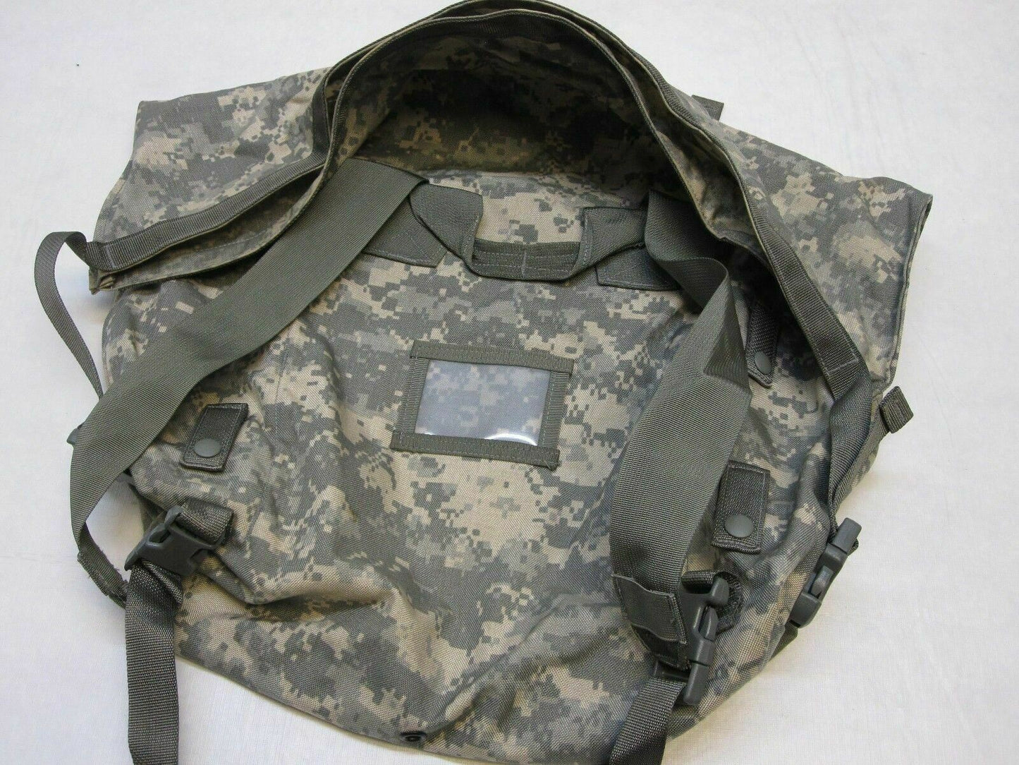 ARMY ACU DIGITAL JSLIST BACKPACK NBC STUFF SACK DUFFLE BAG WATERPROOF (EMPTY)