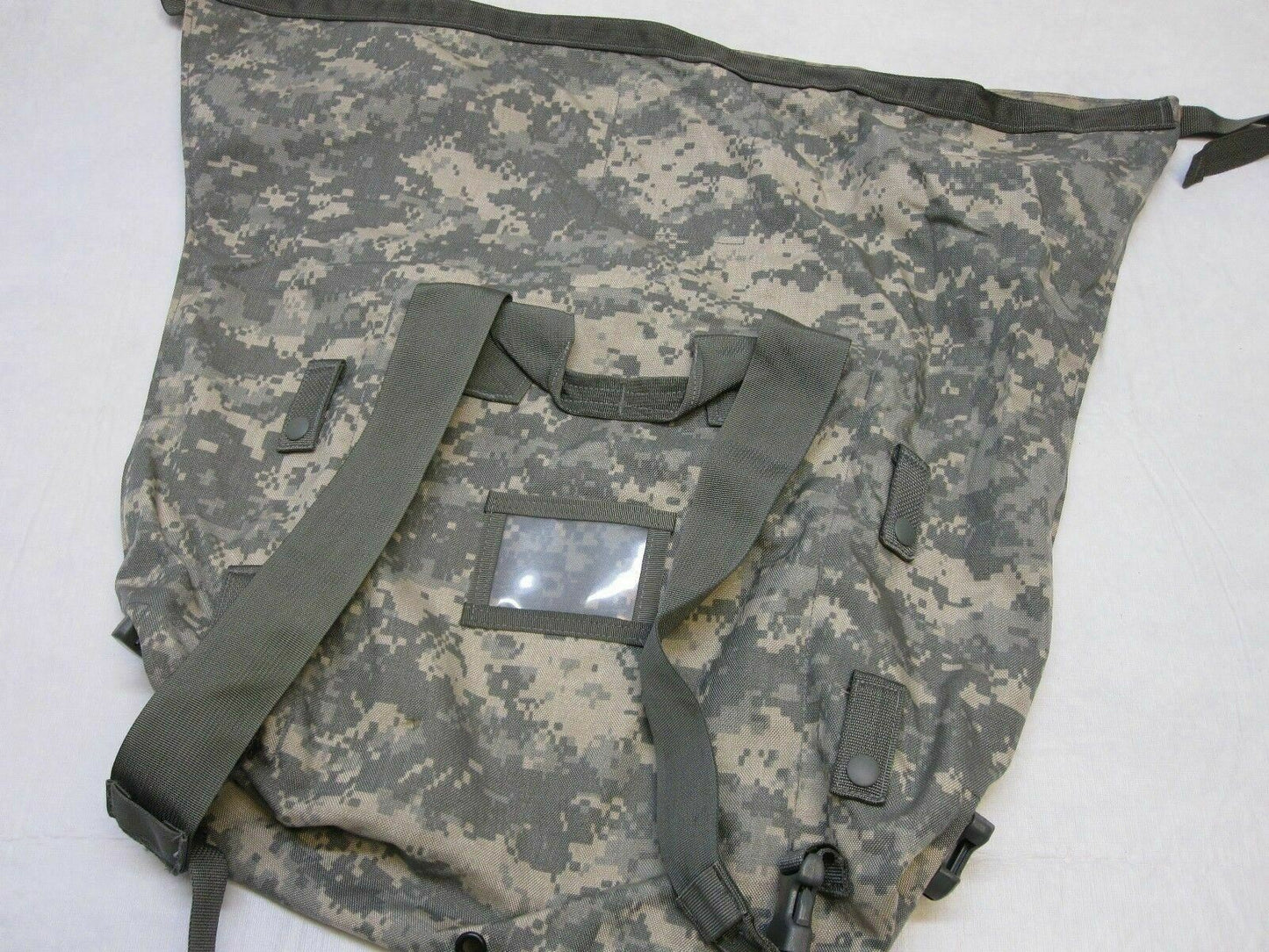 ARMY ACU DIGITAL JSLIST BACKPACK NBC STUFF SACK DUFFLE BAG WATERPROOF (EMPTY)