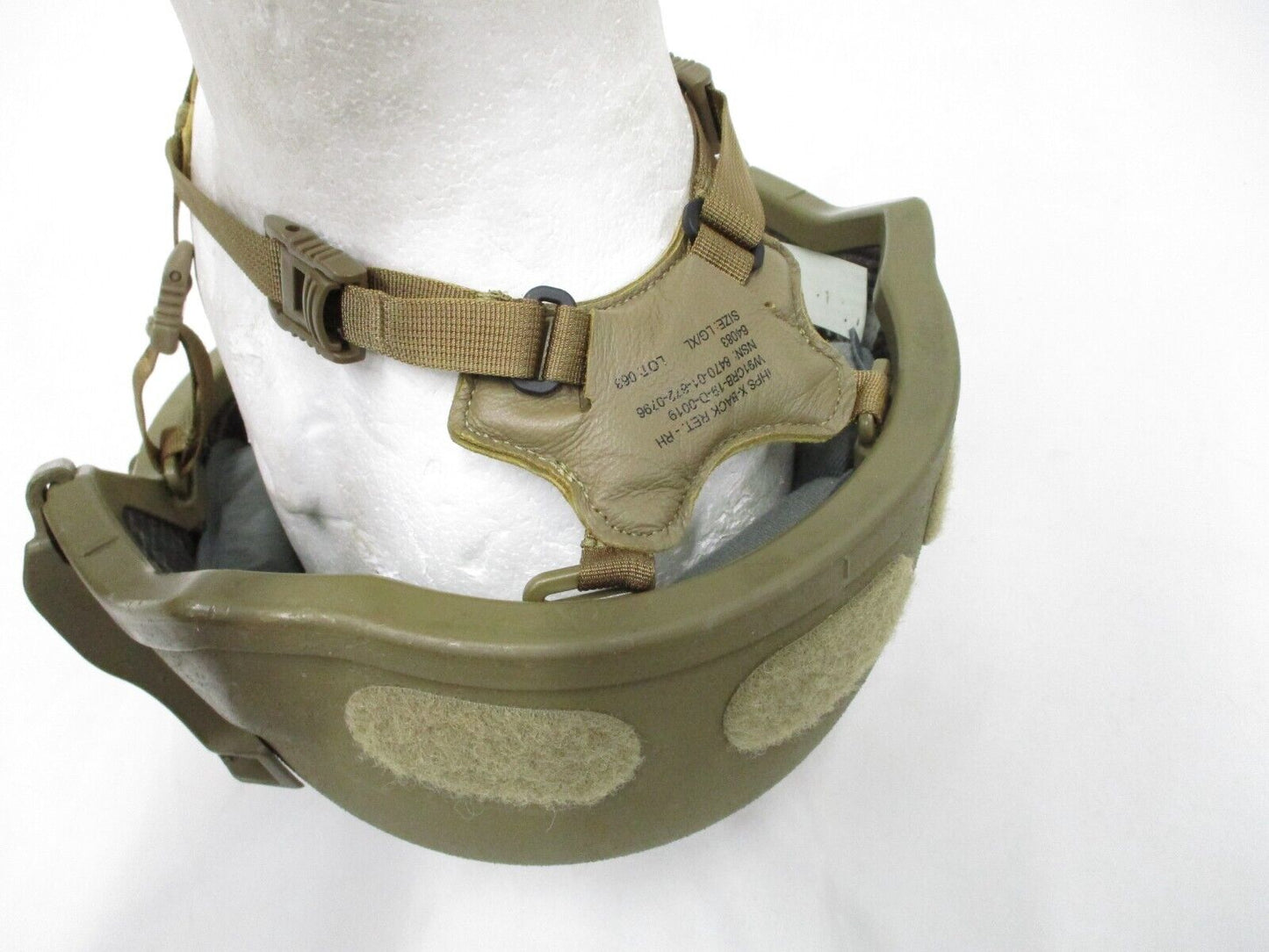 3M IHPS MILITARY TACTICAL HELMET w. RAILS LARGE COYOTE BROWN NVG MOUNT MODULAR