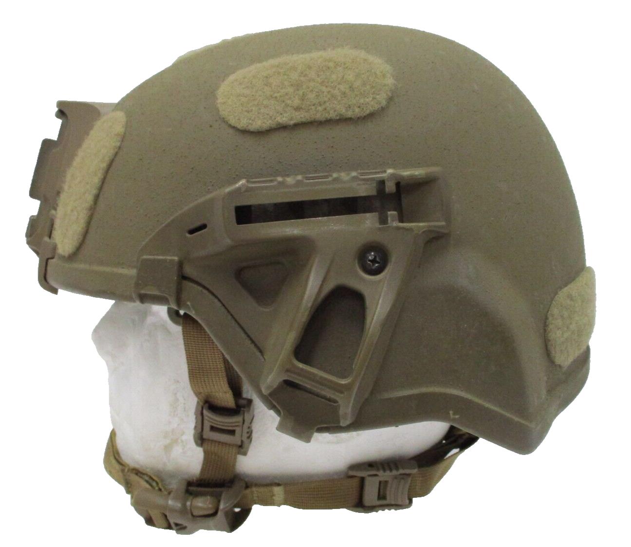 3M IHPS MILITARY TACTICAL HELMET w. RAILS LARGE COYOTE BROWN NVG MOUNT MODULAR