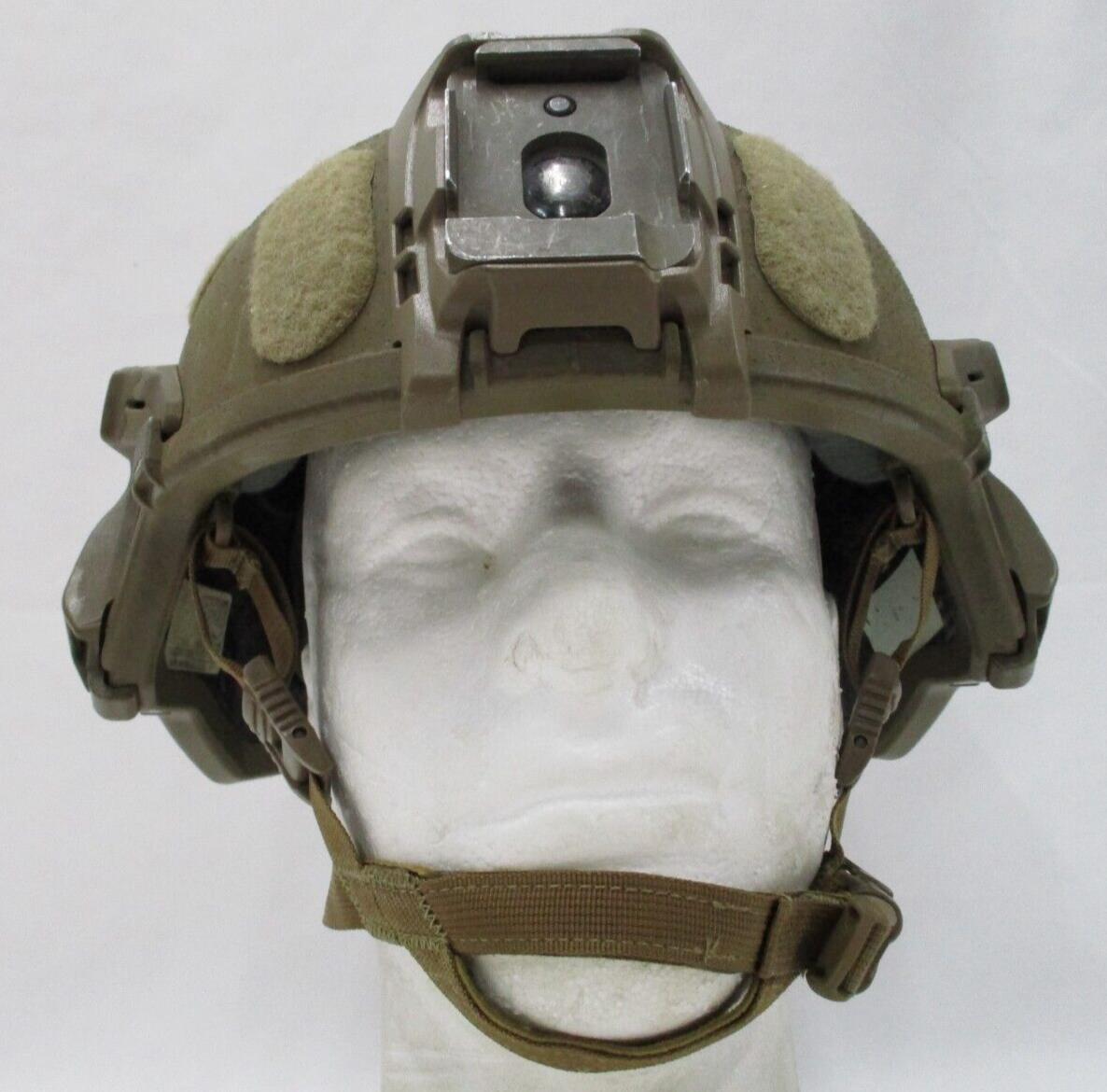 3M IHPS MILITARY TACTICAL HELMET w. RAILS LARGE COYOTE BROWN NVG MOUNT MODULAR