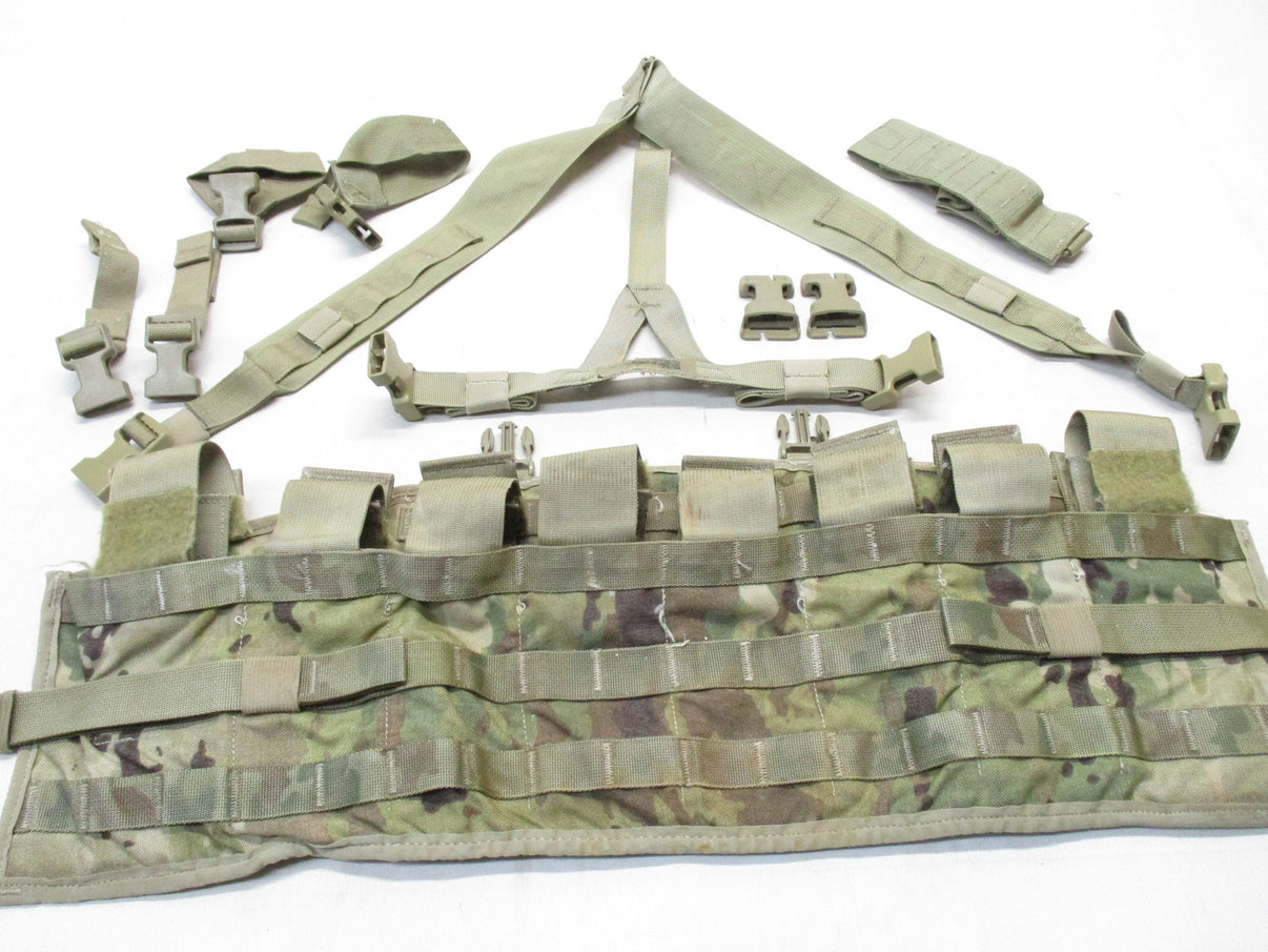 US Army Issue Chest Rig MOLLE Tactical Panel TAP Shoulder Harness ...