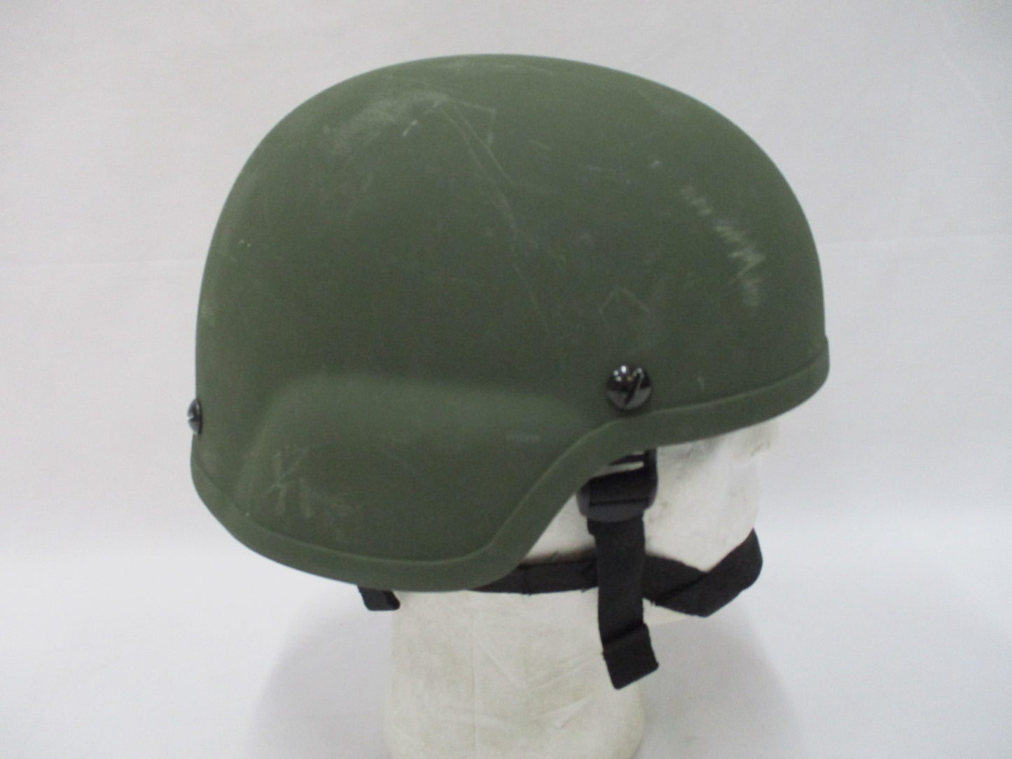 MSA ADVANCED COMBAT HELMET ARMY ACH GREEN LARGE MADE w KEVLAR 8470-01-506-6375