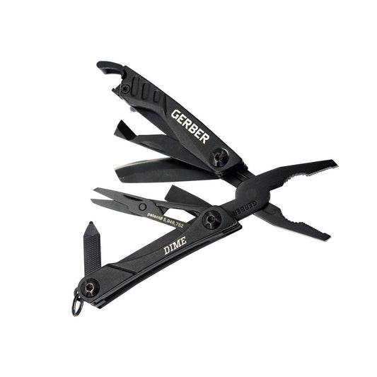 Gerber Mini Multi-Tool Needle Nose Pliers EDC Black Dime